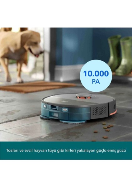 Philips Homerun 5000 Serisi XU5100/10 Siyah Çöp Istasyonlu Akıllı Robot Süpürge fırsatları