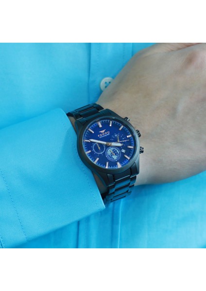 Ferro Siyah Renk Çelik Kordonlu Erkek Kol Saati TH-FM31215A-V3 indirimleri