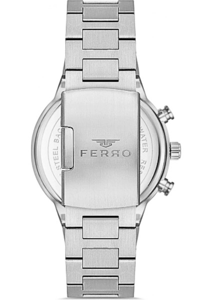 Ferro Gümüş Renk Çelik Kordon Erkek Kol Saati Fonksiyonları Aktif 3 Atm Su Geçirmez TH-FM11568AWT-J fiyatları