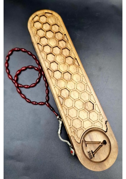 Alpaka Püskül Kehribar Tespih (Ahşap Kutulu) indirimleri