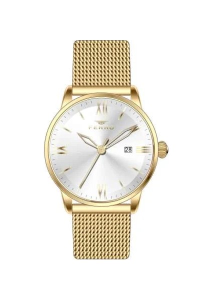 Ferro Altın Renk Hasır Kordonlu Erkek Kol SAATITH-F11182C-B fiyatları