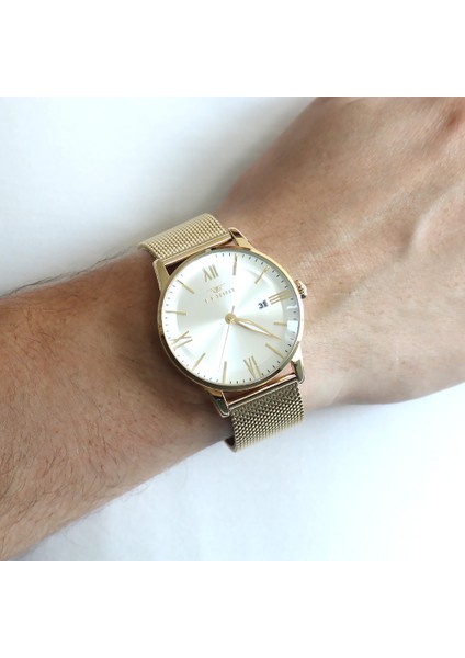 Ferro Altın Renk Hasır Kordonlu Erkek Kol SAATITH-F11182C-B indirimleri