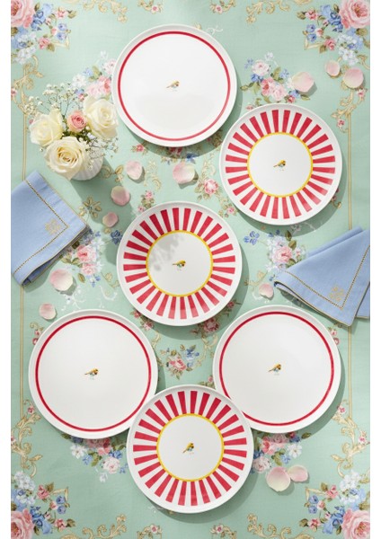 Bird Time 6 Parça Pasta Takımı