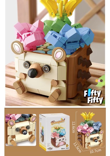 Panlos Mini Potted Plant Serisi Ayı Figürü 281 Parça Oyuncak Yapım Seti -FFP655009 fiyatları