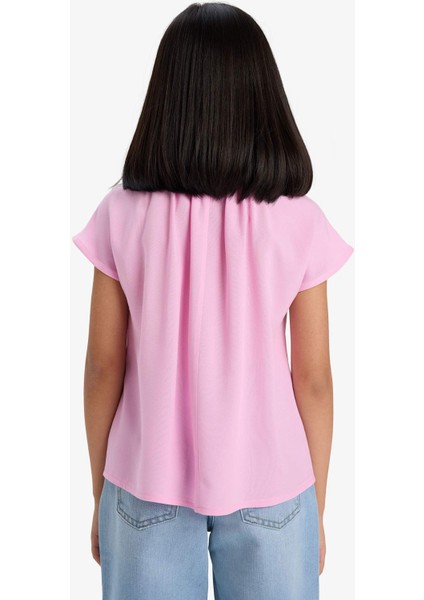 Kız Çocuk Kısa Kollu Bluz E6853A825SM