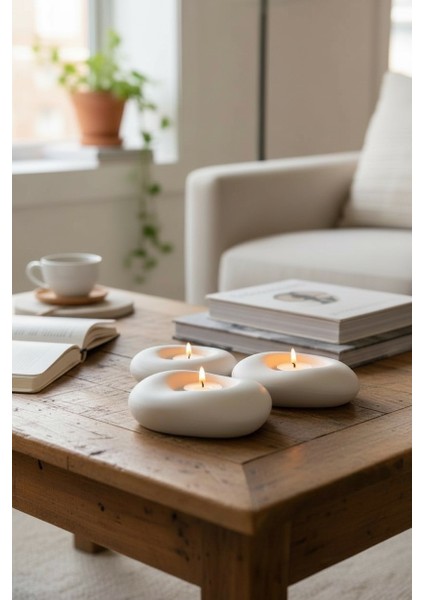 Dekoratif Taş Organizer-Mumluk-Aksesuar