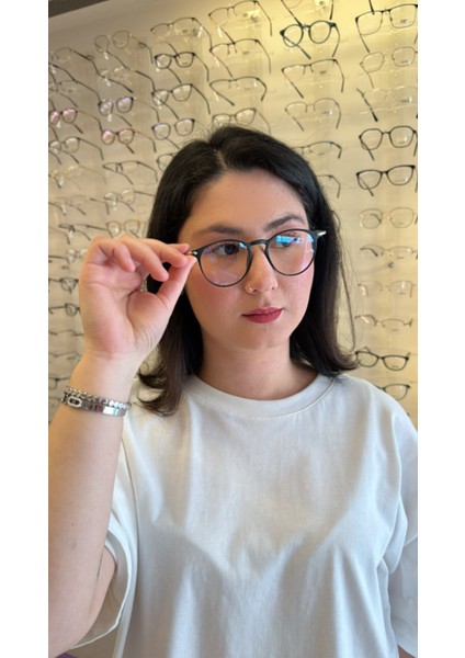 MY010 C01 47 Olivier Philippe Mavi Işık Koruyucu Gözlük