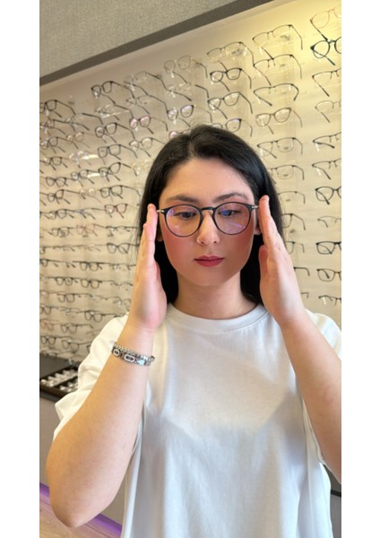 MY010 C01 47 Olivier Philippe Mavi Işık Koruyucu Gözlük