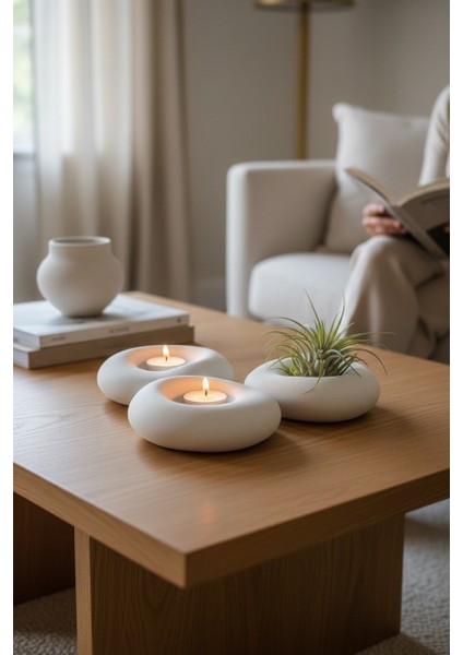 Dekoratif Taş Organizer-Mumluk-Aksesuar modelleri