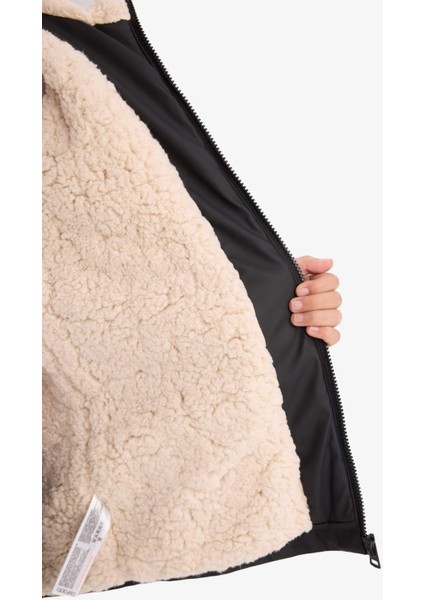 Kız Çocuk Su Geçirmez Kapüşonlu Fermuarlı Yağmurluk C5229A825AU