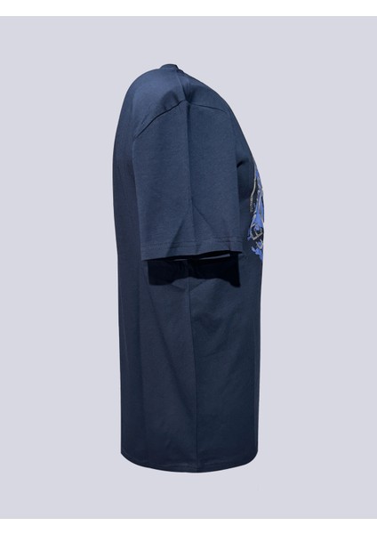 Erkek Trend Varak Detaylı Tshırt