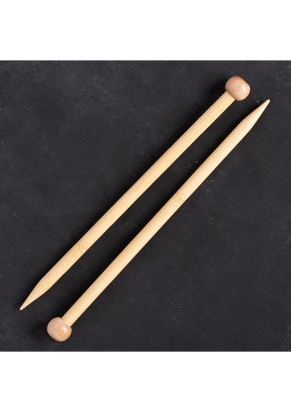 Premium 10 mm 25 cm Bambu Örgü Şişi - 5007025-1 fiyatları