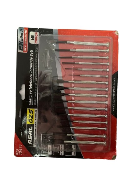 Saatçi ve Telefoncu Tornavida Seti Adet 16