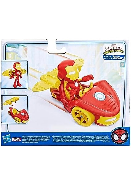 Spidey And His Amazing Araç ve Figür Iron Man