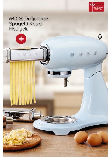 SMF03PBEU Pastel Mavi 4.8 Litre Stand Mikser