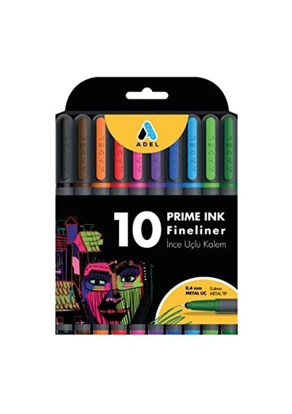 Ink 10'lu Klasik Ince Uçlu Kalem