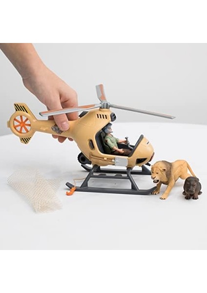 Schleıch 42476 Kurtarma Helikopteri Oyuncak Figürü, Çok Renkli modelleri