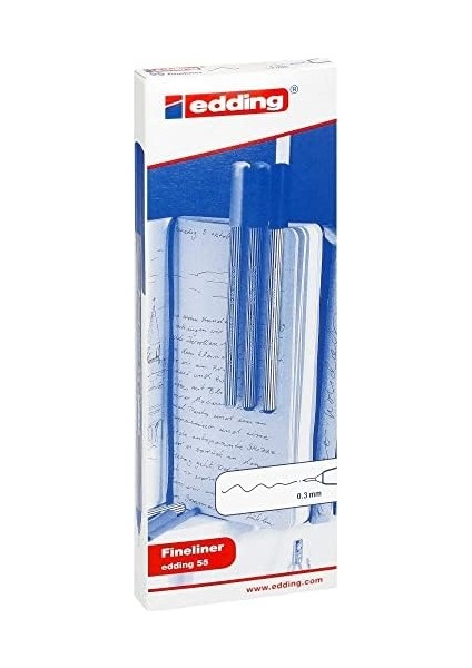 Edding 55 - Koyu Pembe - 5 Kalem - 0,3 mm Uç fiyatları