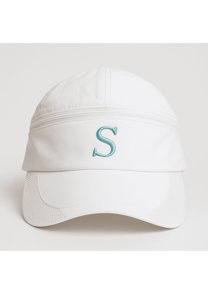 Isme Özel Harf Nakışlı Beyaz Mikro Kumaş Ayarlanabilir Unisex Tenis Şapkası modelleri