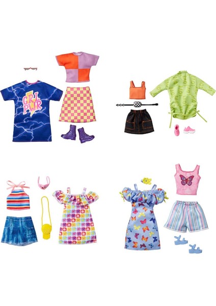 Barbie’nin Kıyafet Koleksiyonu 2’li Paketler GWF04