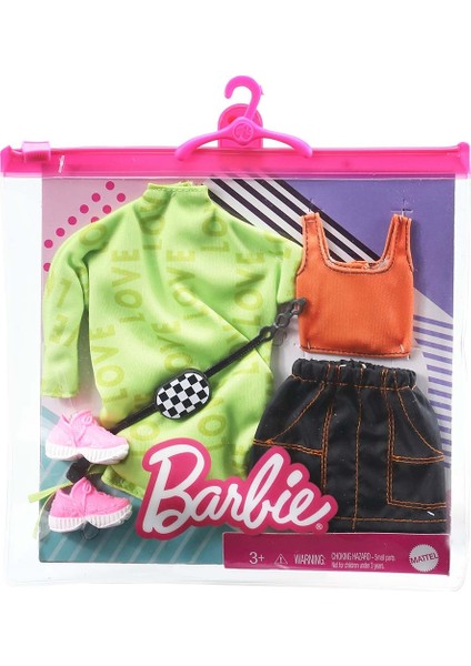 Barbie’nin Kıyafet Koleksiyonu 2’li Paketler GWF04 modelleri