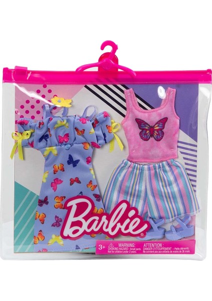 Barbie’nin Kıyafet Koleksiyonu 2’li Paketler GWF04 indirimleri