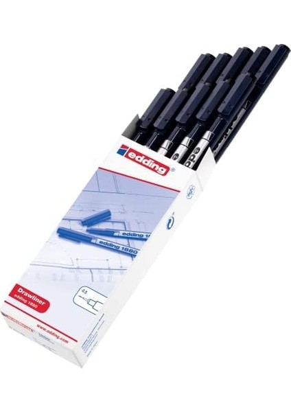 1880 Teknik Çizim Kalemi - Siyah - 10 Kalem - 0,5 mm Çizgi Genişliği fiyatları