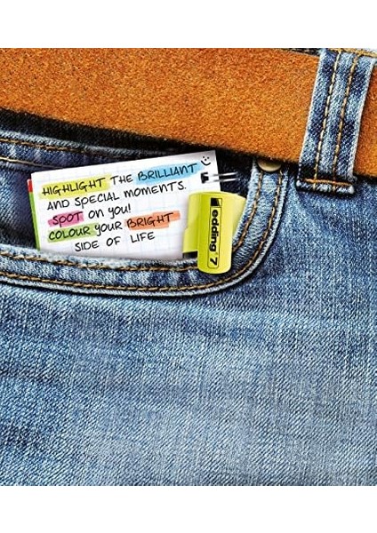 Edding 7 Mini Fosforlu Kalem 4'lü Set Karışık modelleri