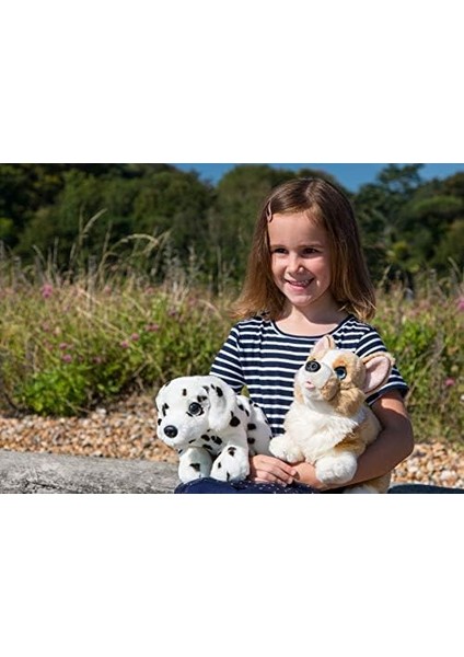 Keel Toys SD2532 Yumuşak Oyuncak Imzalı Yavru Köpek Alsatian, Siyah, Kahverengi fiyatları