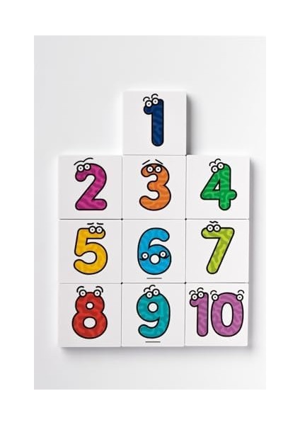 Manyetik Sayı Blokları - Number Blocks - Eğitici Oyuncak Mıknatıslı Blok Sayılar - Çift Taraflı modelleri