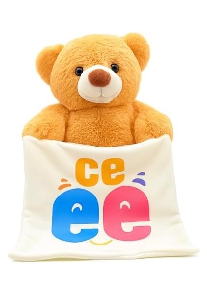 Ce‑ee Ayıcık - 40 cm Interaktif Sesli Peluş Oyuncak | Yumuşak & Dayanıklı, Kolay Temizlenebilir modelleri