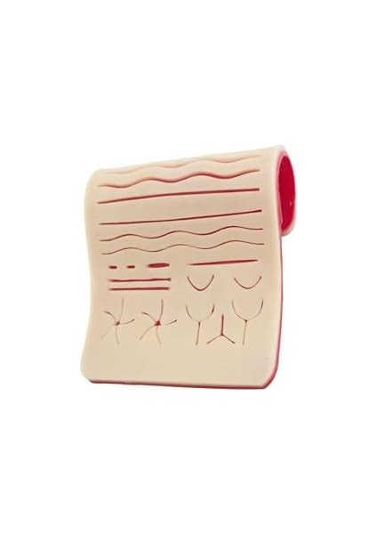 Edulaparoskopi Silikon Dikiş Pedi 19X9 cm 7 mm Küçük Boy Eğitim Matı Simülasyon Amaçlı Dikiş Pedi fiyatları