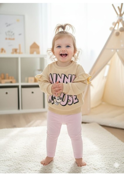 Laura Baby Sevimli Desen Kız Bebek Çocuk Alt Üst Takım