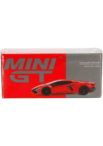 1:64 Mini Gt Lamborghini Revuelto Arancio Dac Lucido Diecast Model Araba indirimleri