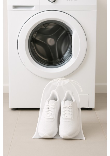 3’lü Çamaşır Filesi Seti 40×60 cm – Ayakkabı ve Çamaşırlar Için Dayanıklı Yıkama Filesi – Ipli Büzgülü File Torba fırsatları