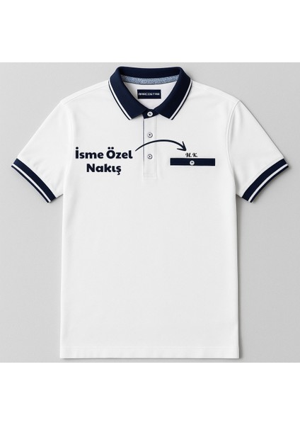 Kişiye Özel Nakışlı Kısa Kollu Triko Yaka Premium Beyaz Tişört 2xl modelleri
