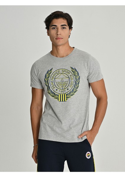 Erkek Kolej Sarı Lacivert Logolu Tshı