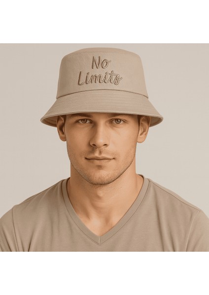 Isme Özel Nakışlı Unisex Kahverengi Bucket Şapka fiyatları