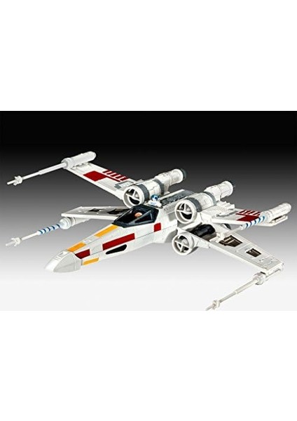 Modellbausatz X-Wing Fighter Ölçek 1: 112, Level 3, Taklidi ile Bir Çok Detayı, Model Set Orijinal Gösterimini Basiszubehoer, Kolay Yapıştırma ve Boyama, 63601 fiyatları