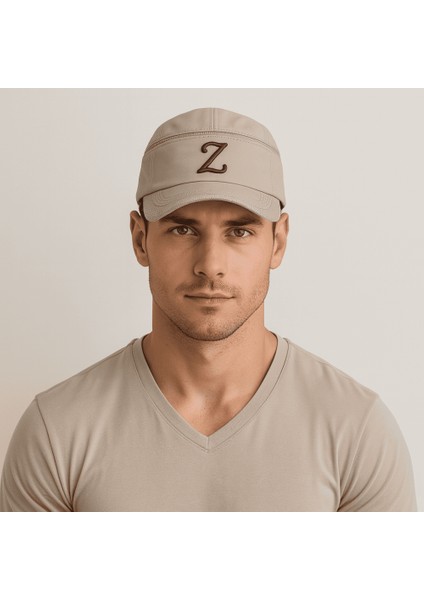 Isme Özel Harf Nakışlı Krem Mikro Kumaş Ayarlanabilir Unisex Tenis Şapkası fiyatları