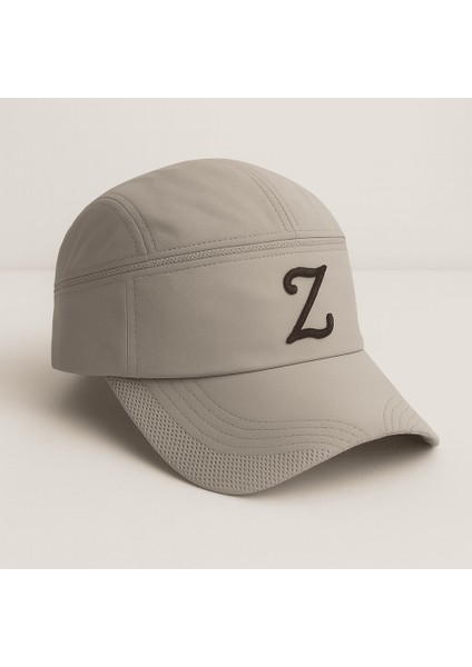 Isme Özel Harf Nakışlı Krem Mikro Kumaş Ayarlanabilir Unisex Tenis Şapkası fırsatları