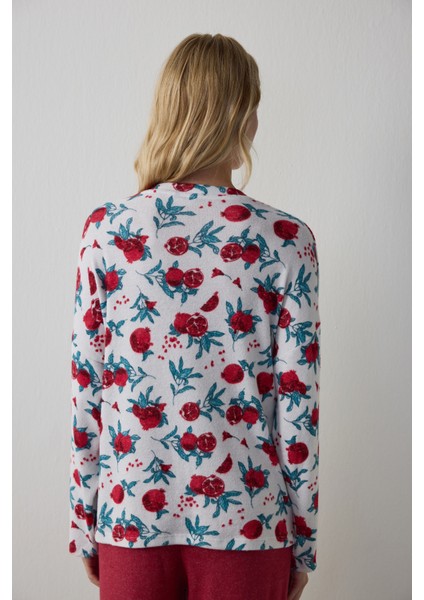 Best Season Bisiklet Yaka Uzun Kollu Termal Etkisi Pijama Üstü modelleri