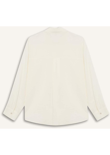 Regular Fit Plaj Gömleği-Fall in Love