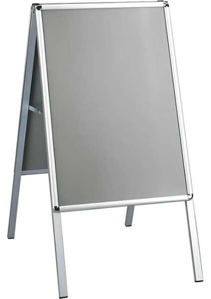 B2 50X70CM Alüminyum Çift Taraflı Kaldırım Reklam Poster A Pano