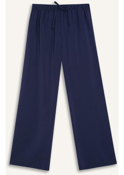 Regular Fit Beli Lastikli Plaj Pantolonu-Fall in Love