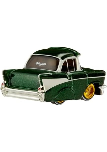 Mga Entertaintment Cartuned S3 1957 Chevy Bel Air - Yeşil Lowrider Araba