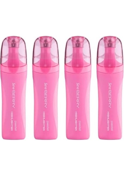 Fosforlu Kalem Pastel Pembe 4lu Set modelleri