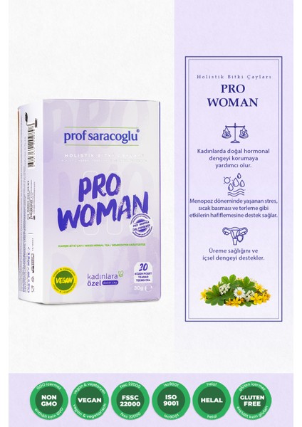 Pro Woman (Meno) 20'li Karışık Bitki Çayı