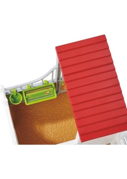 Sımba, 104342646, At Ahırı Oyun Çiftliği, At ve Kedi Figürü, Açılabilir Parçalar, Aksesuarlı, Rol Yapma Oyun Seti