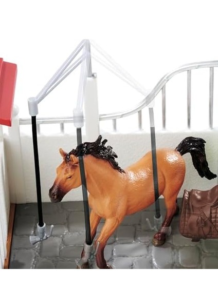 Sımba, 104342646, At Ahırı Oyun Çiftliği, At ve Kedi Figürü, Açılabilir Parçalar, Aksesuarlı, Rol Yapma Oyun Seti modelleri